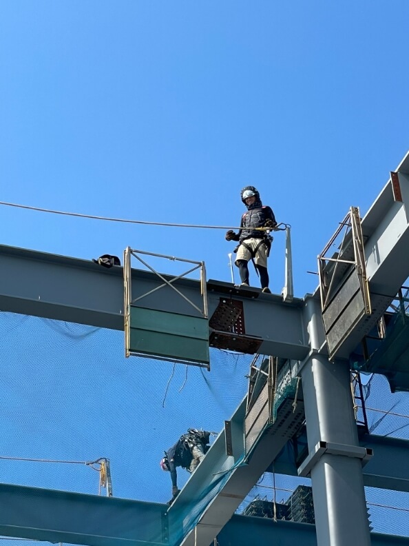 建物の骨組みを任される仕事。